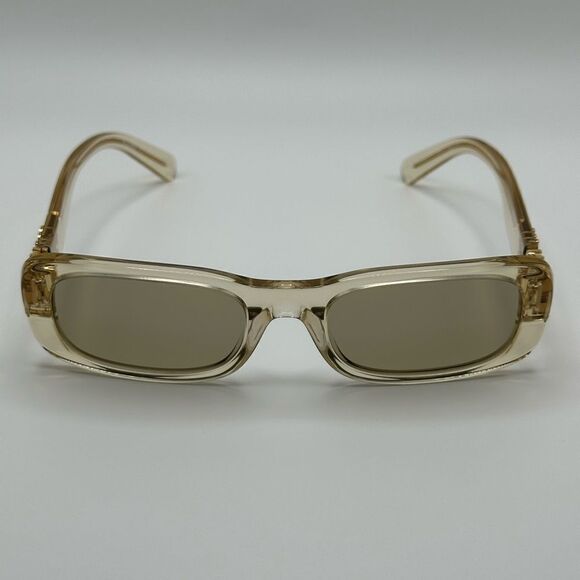 MIU MIU Sunglasses MU08ZS 11T40F Sand Transparent/Dark Brown Women NEW - Picture 7 of 13